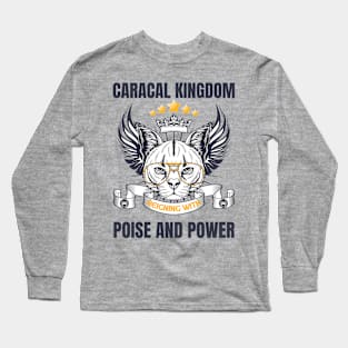 Caracal Cat Long Sleeve T-Shirt